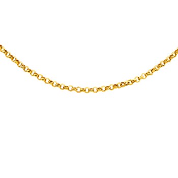 9ct gold (Hollow) 1.9g 18 inch belcher Chain